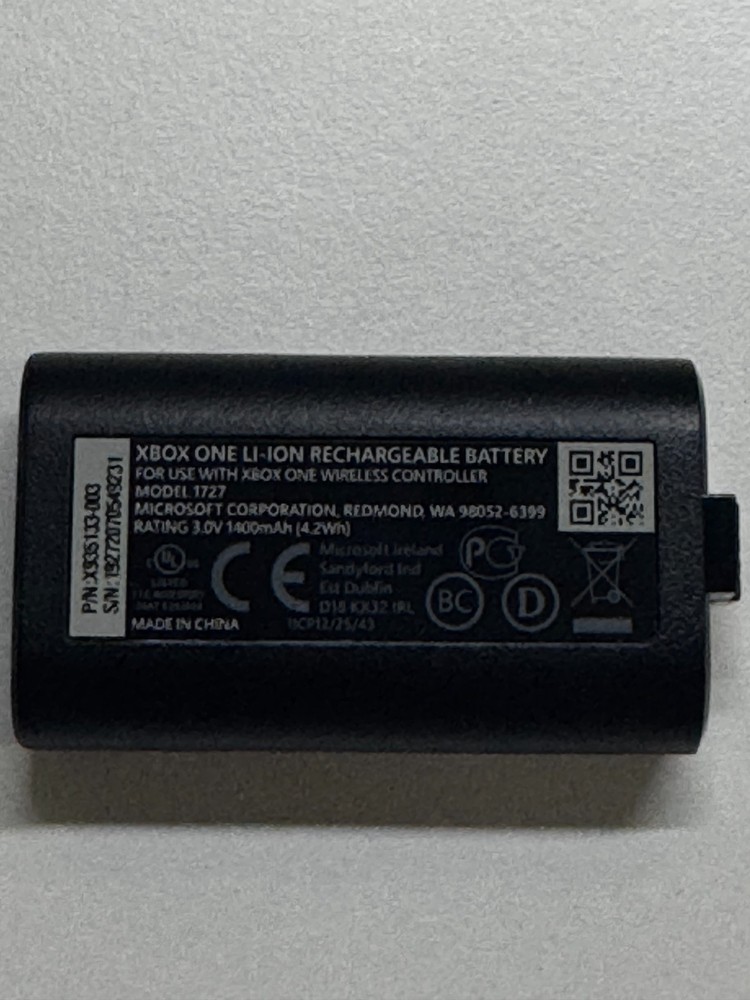 OEM Microsoft Rechargeable Battery Xbox One S & X Wireless Controller 1400mAh