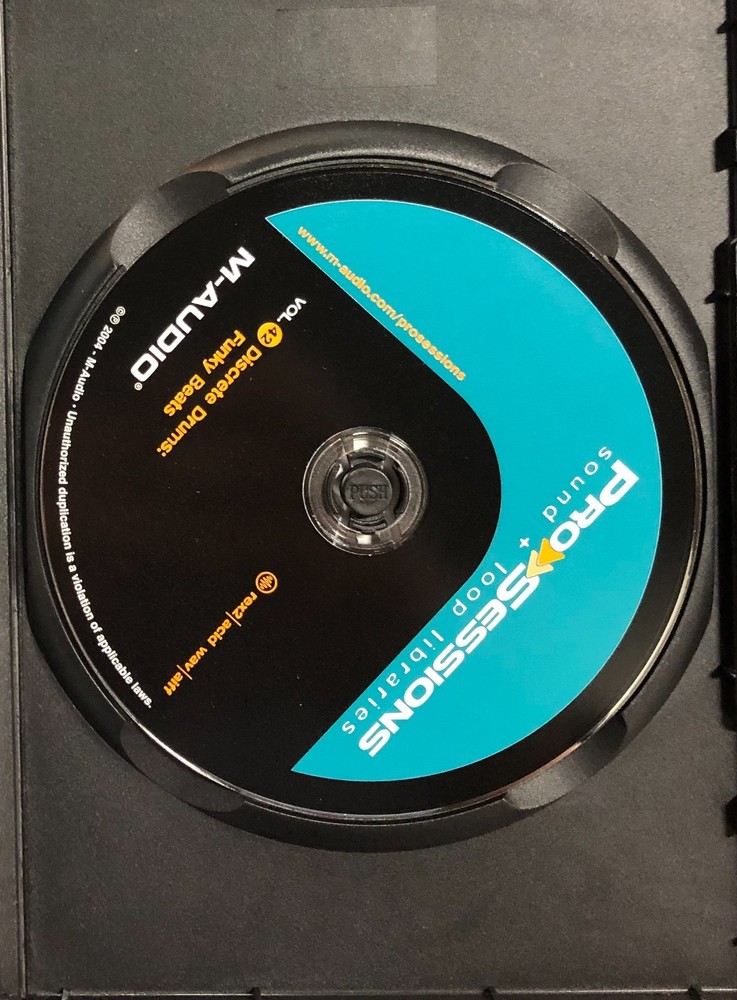 Pro Sessions, Vol. 42: Discrete Drums, Funky Beats (CD, Win+Mac software, 2006)