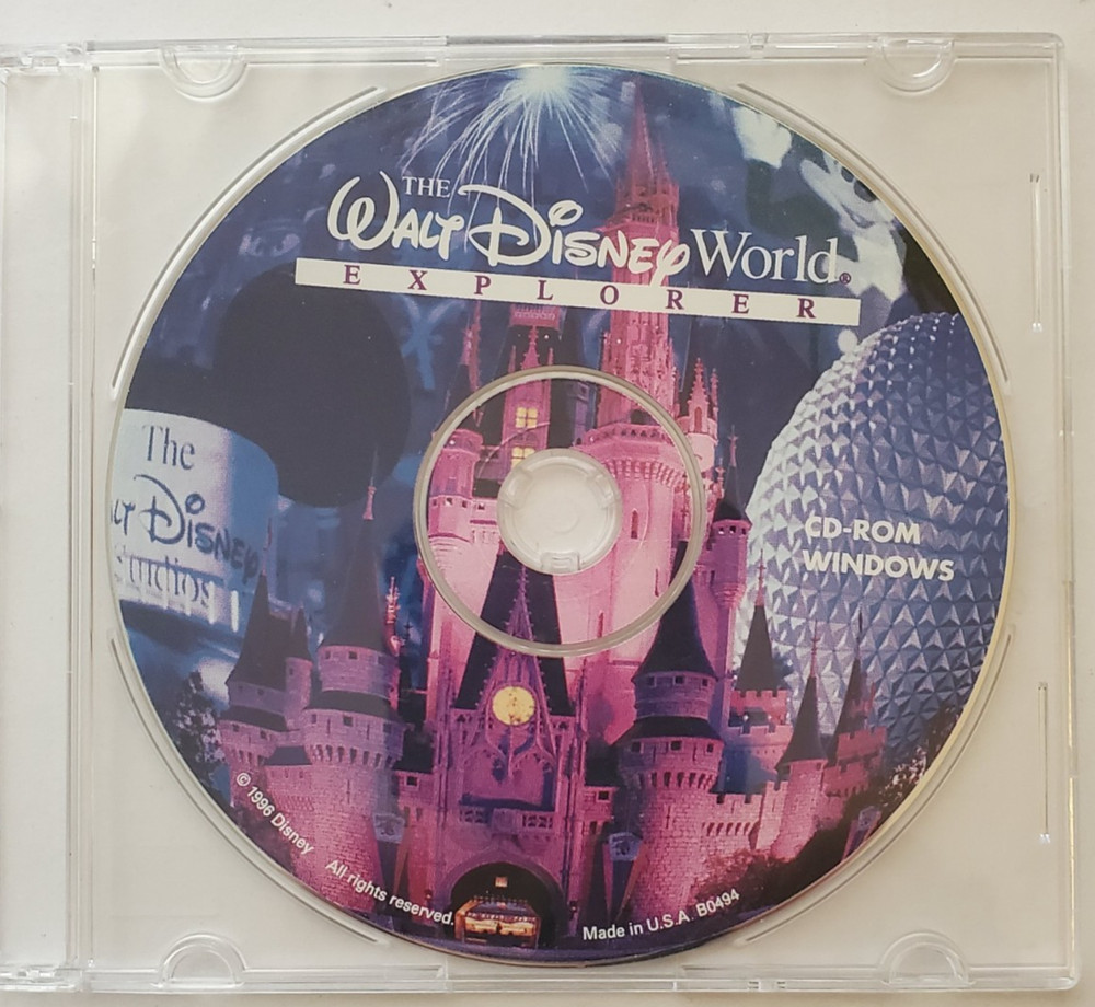 The Walt Disney World Explorer Interactive, (PC, CD-ROM) for Windows, See Desc.