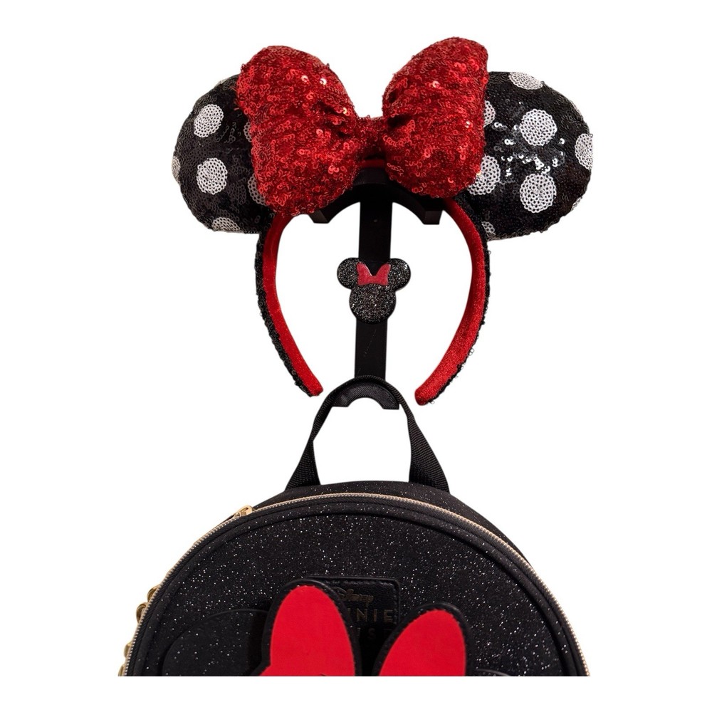 Mickey Ears And Bag Hook Holder Hanging Wall Display