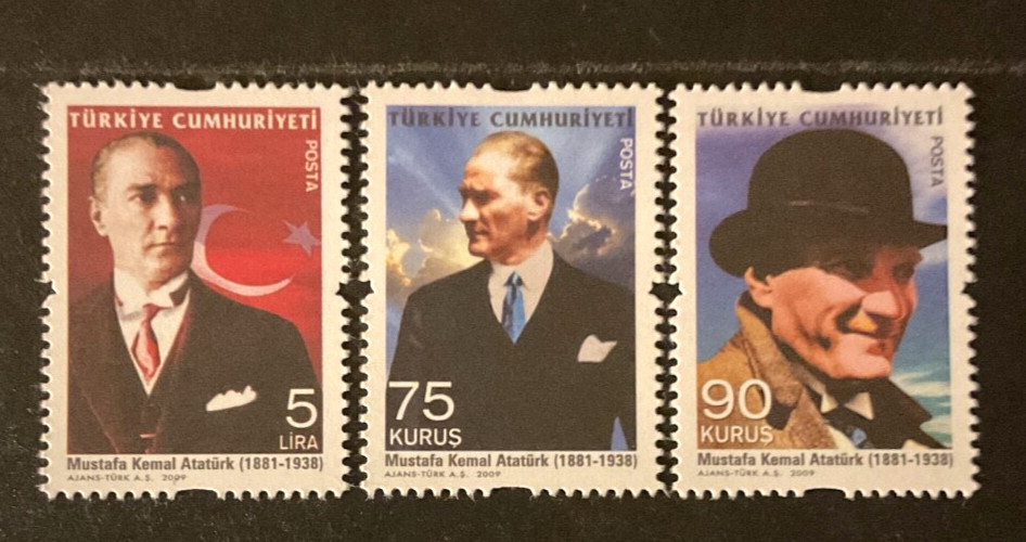 Stamps Turkey Scott #3187-9 never hinged