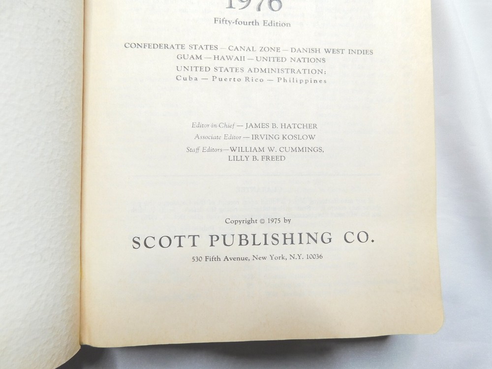 (2) Scott Stamp Catalogues - 1940 Standard Postage & 1976 U.S. Stamp Specialized