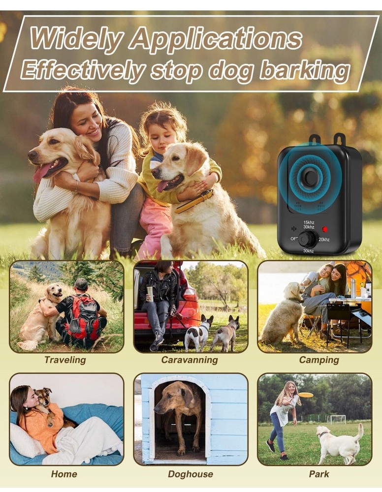 Anti Barking Devices, 2 Pack Auto Dog Bark Control Devices