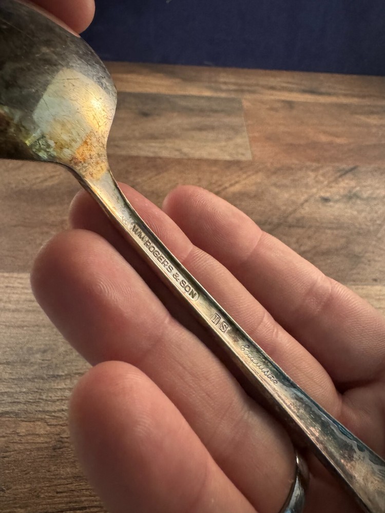 Wm Rogers & Son Silverplated Soup Spoon Exquisite Pattern