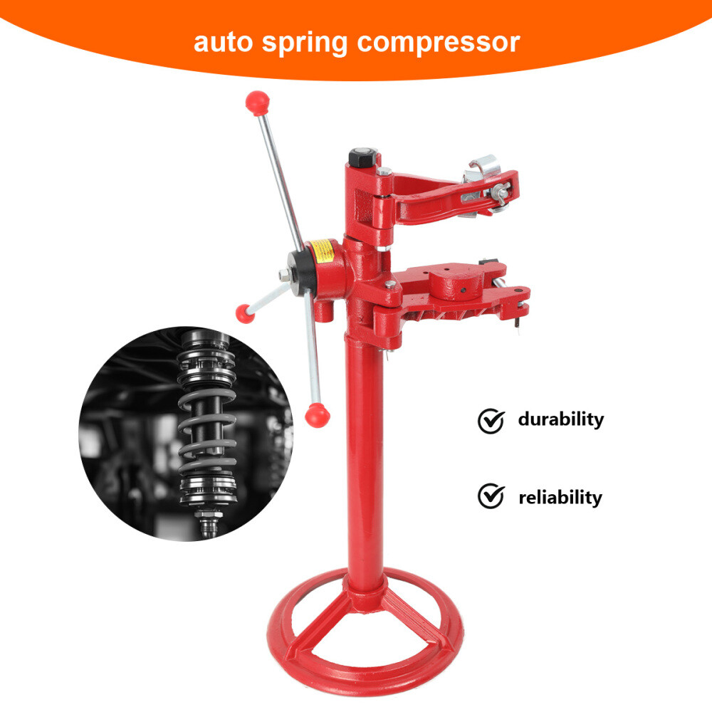 Auto Coil Spring Compressor Hand Operate Strut Spring Press Max. Height 20 inch