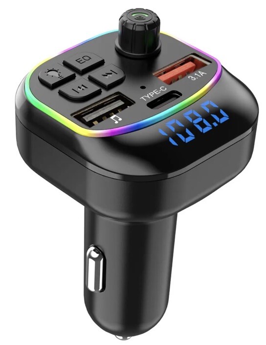 ✅ PREMIUM AUDIO Bluetooth Wireless FM Radio Transmitter Car Adapter USB Charger