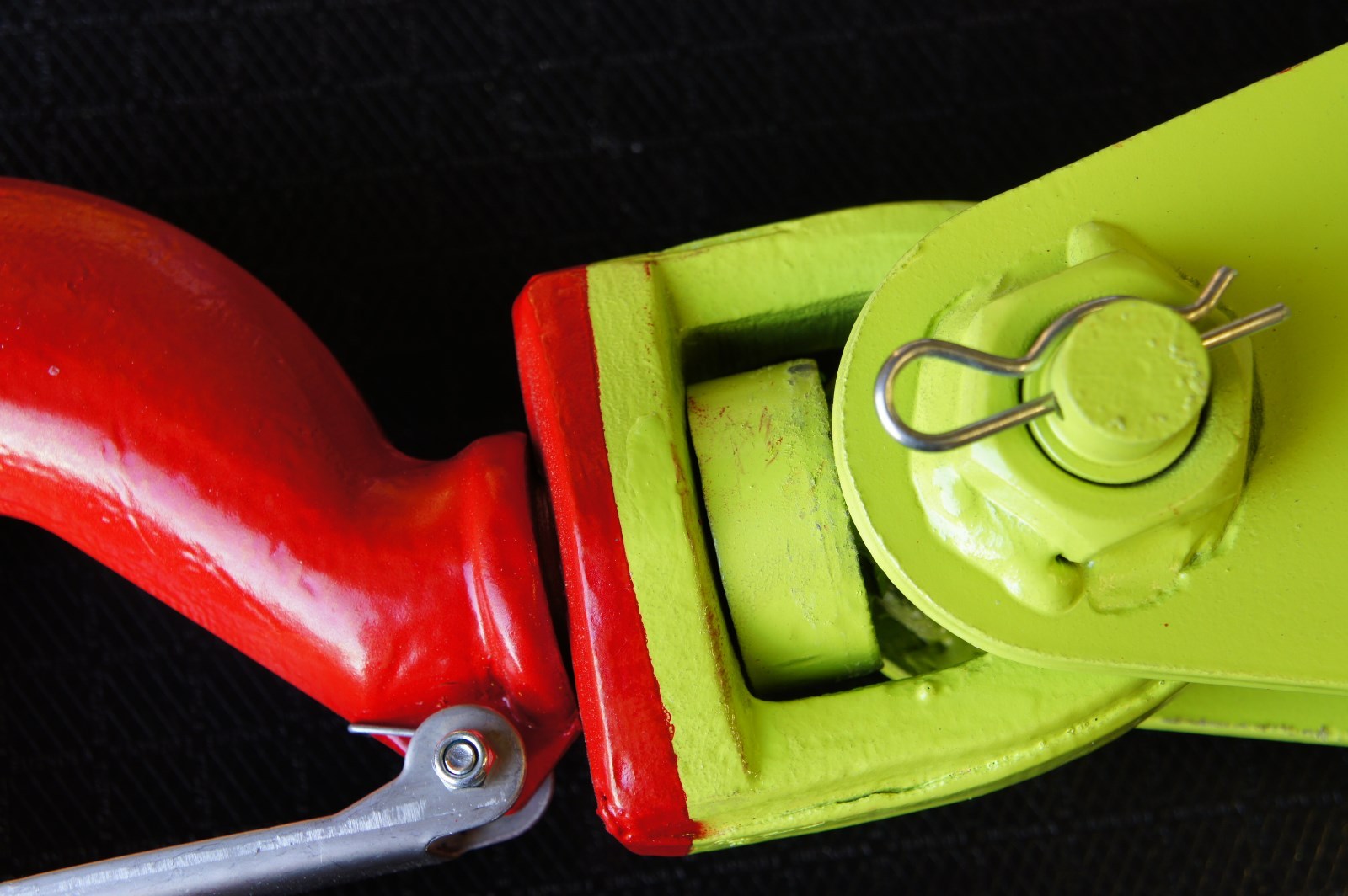 Snatch Block w Hook 4 Ton 4 1/2" f Flat Bed Wrecker Tow Truck Recovery 4x4 Cable