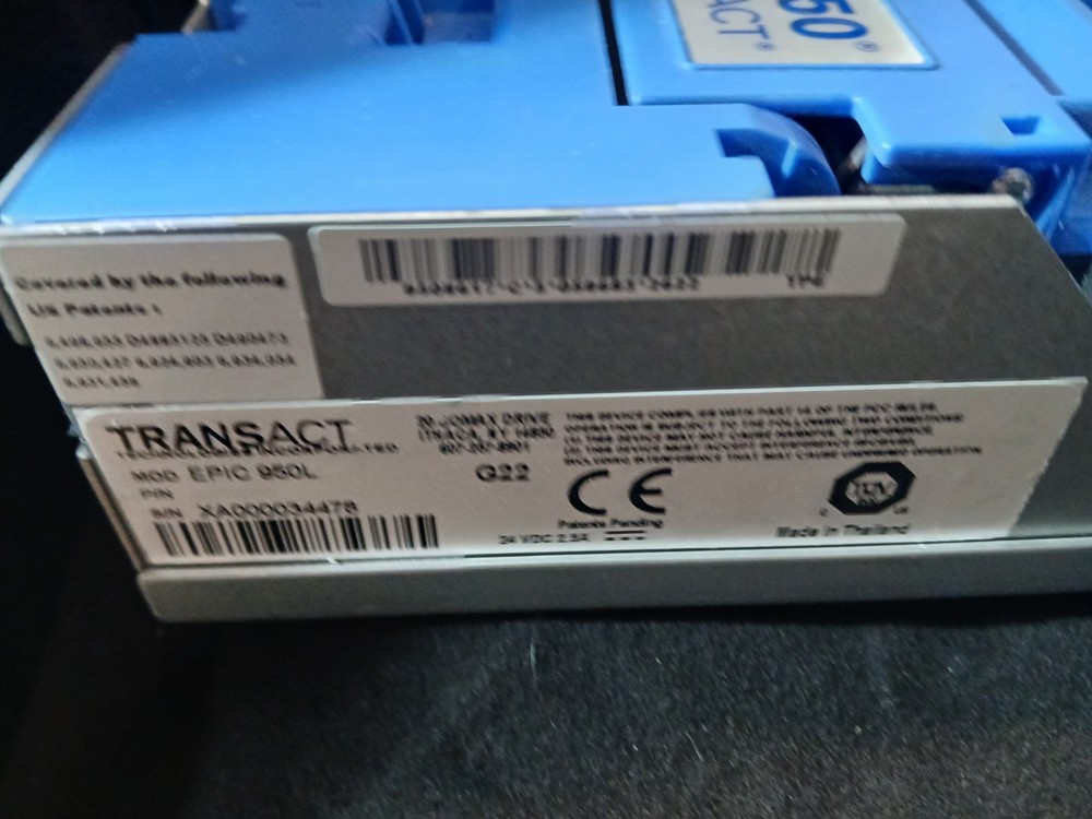 EPIC 950 TICKET PRINTER ITHICA TRANSACT MODEL 950L