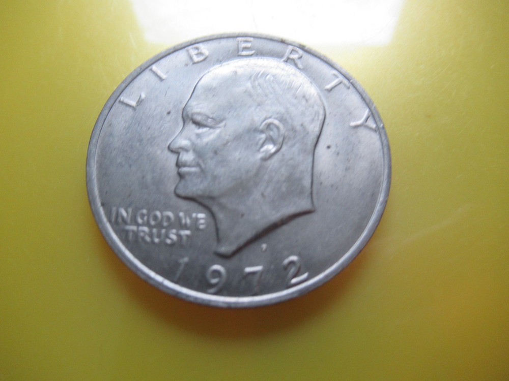 1972-D Eisenhower Ike Dolllar F - VF ml
