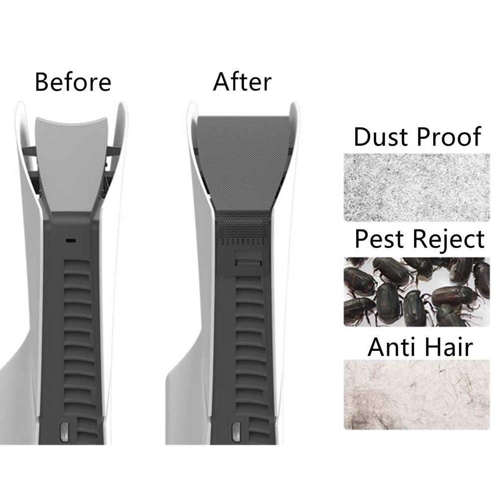 3Pcs/Set Dust Proof Filter Cover Net Dust filtering For PS5 Slim Console