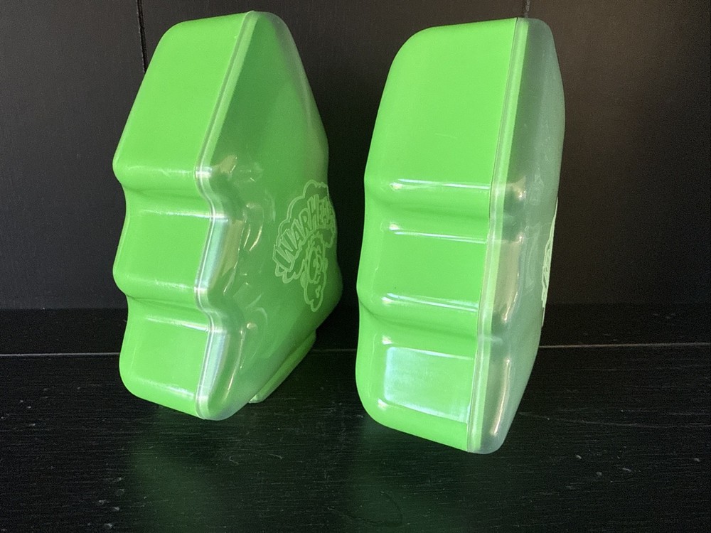 2 Warheads Candy Plastic Christmas Tree Containers Empty