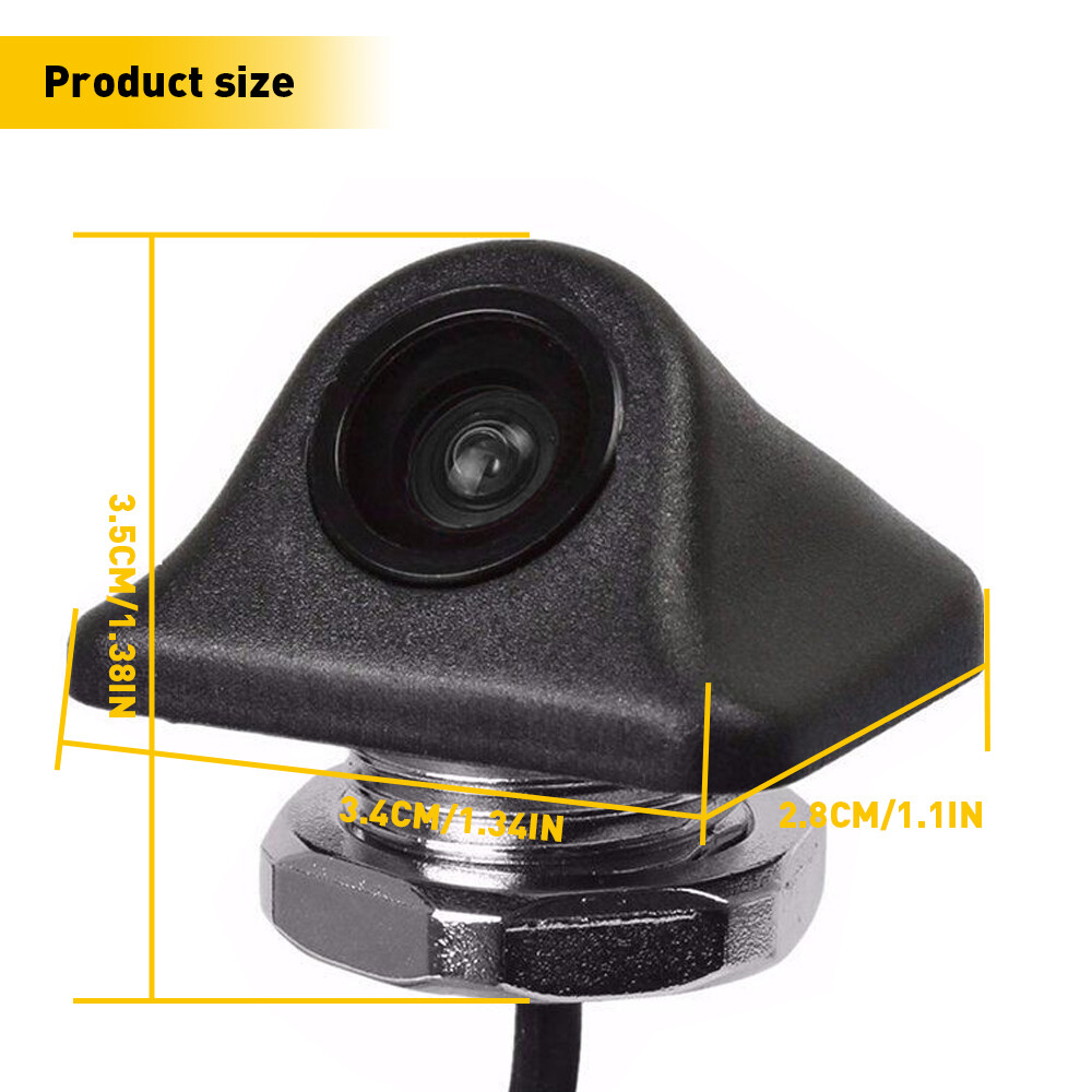 Rear View Reverse Backup Camera Parking 170°Wide Angle Night vision Adjustable