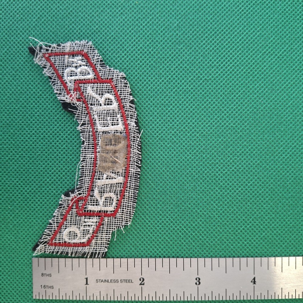 US Army Authentic WW2 Era 6th Ranger Battalion "Rada Scroll" on felt Patch