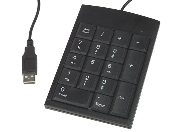 Velleman PCKB7 NUMERIC USB 2.0 KEYBOARD