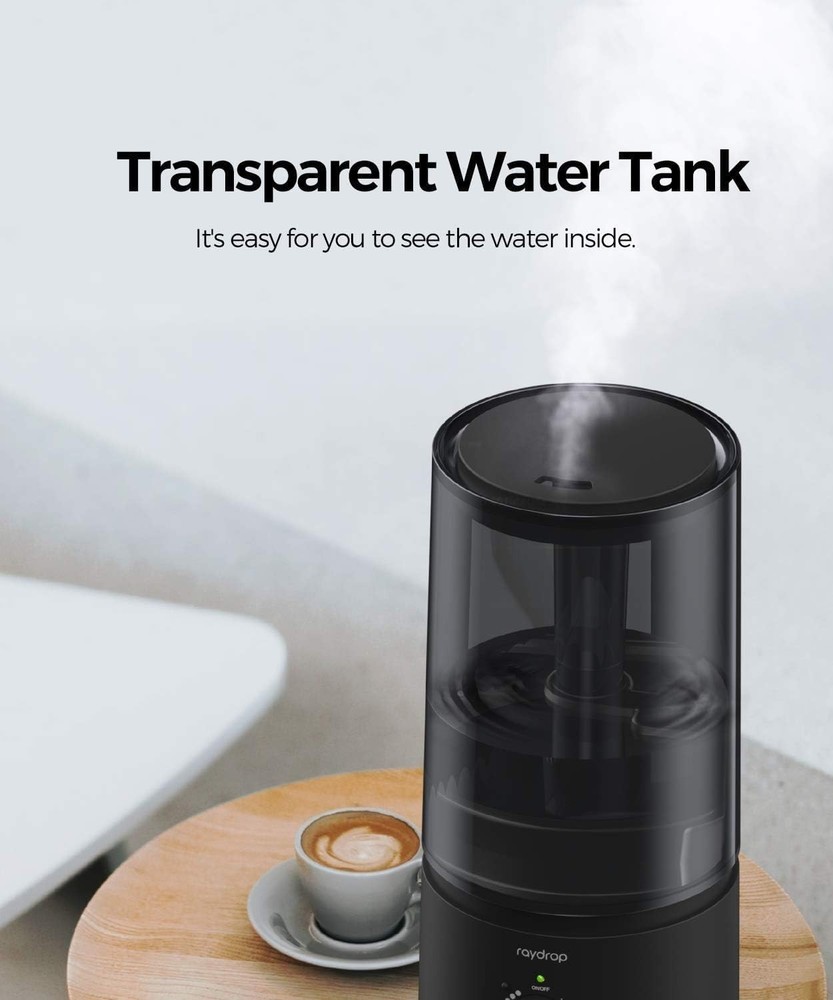 Filterless 1.0L Cool Mist Humidifier - Adjustable Control, 32dB Quiet Operation