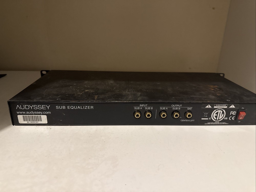 Audyssey SubEqla Equalizer