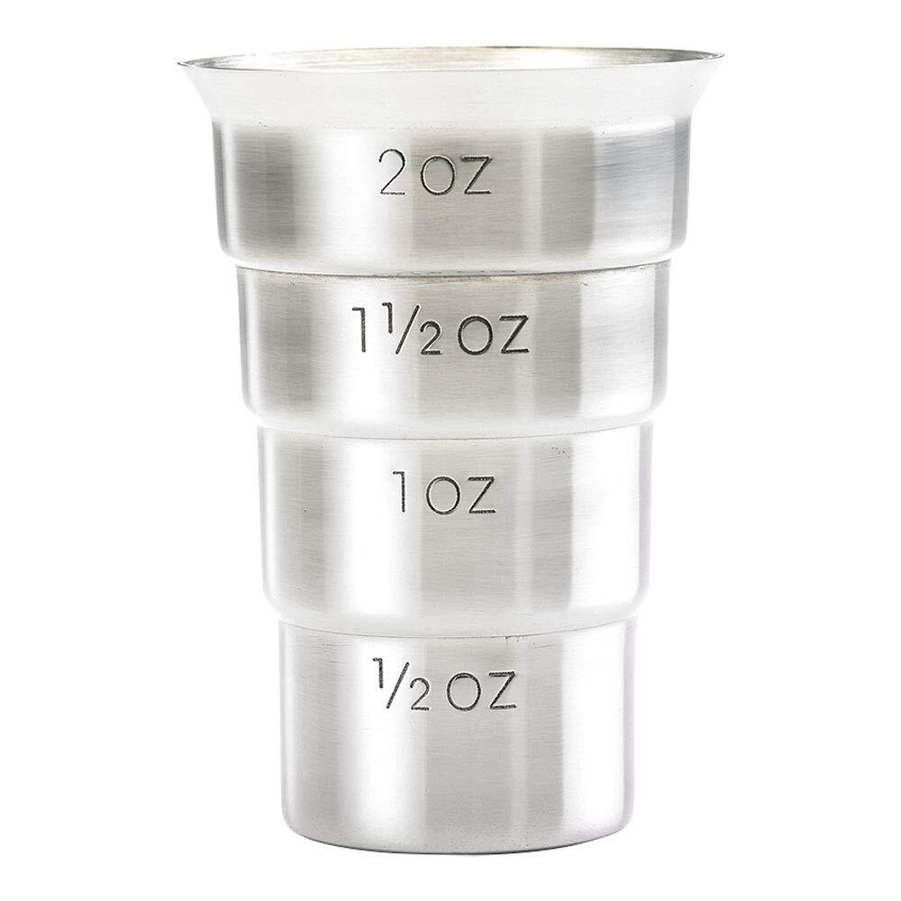 M37109 Drink Jigger 2 oz Stainless w/out Handle