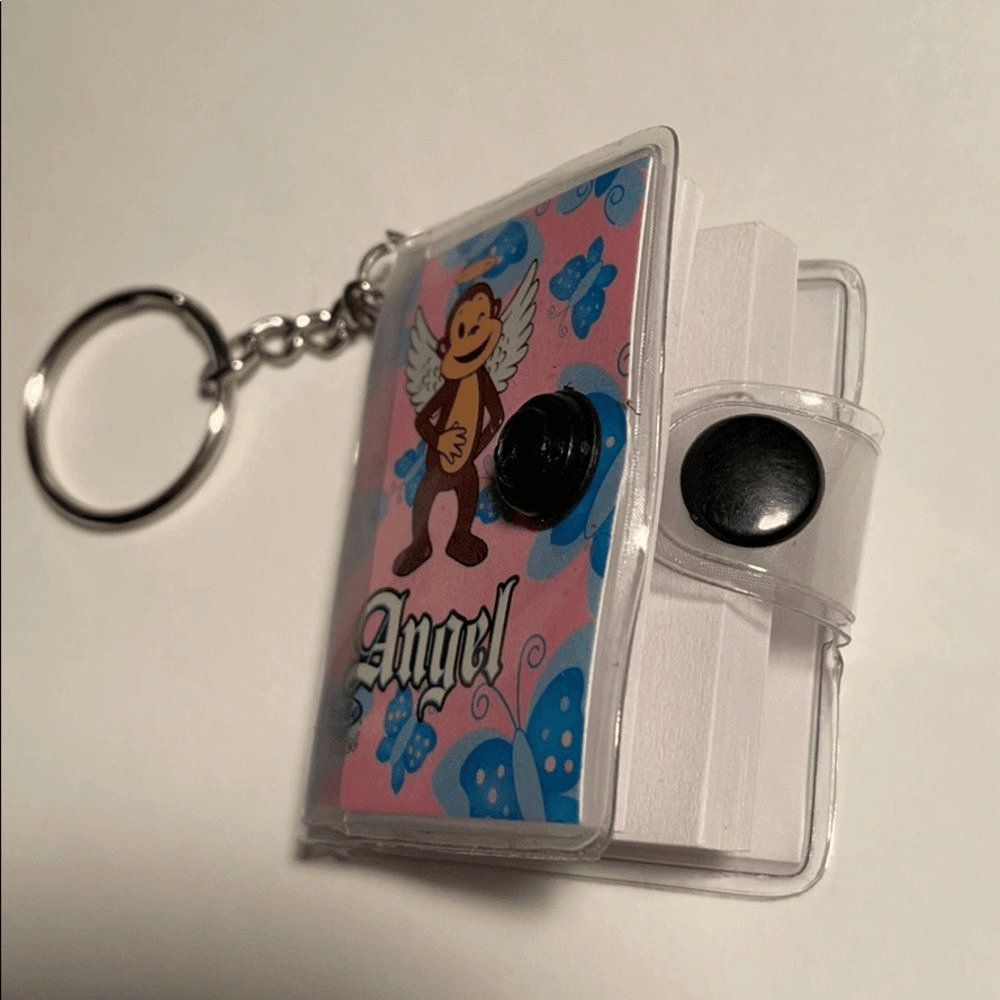 Claire’s 5 Pc Journal Keychain Angel Monkey Set