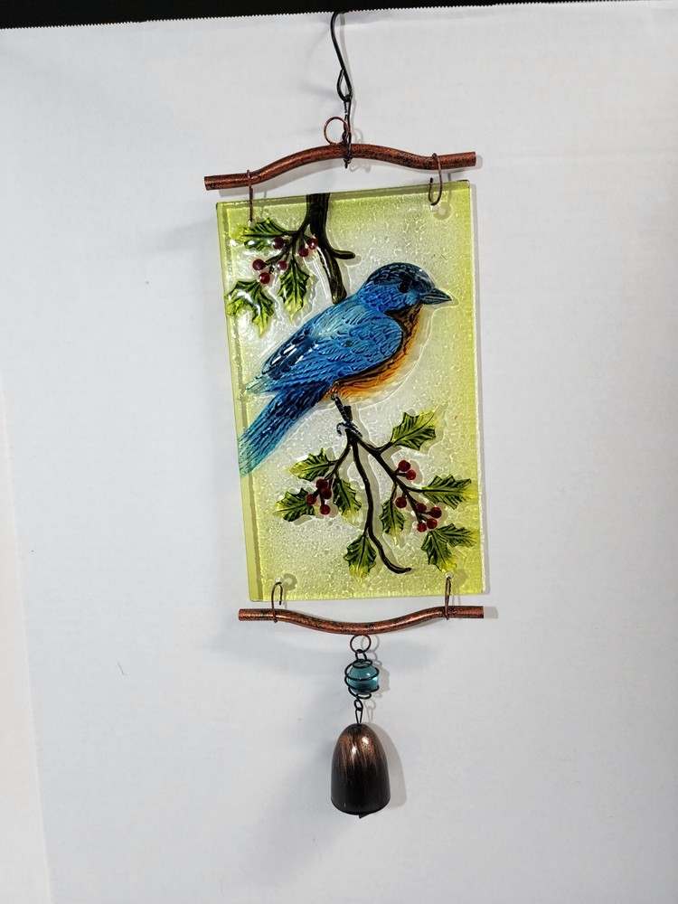 Blue Jay On Branch Sun Catcher