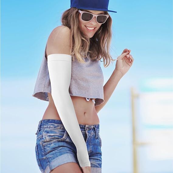 10Pairs Cooling Arm Sleeves Cover UV Sun Protection Sports Outdoor For Men Women