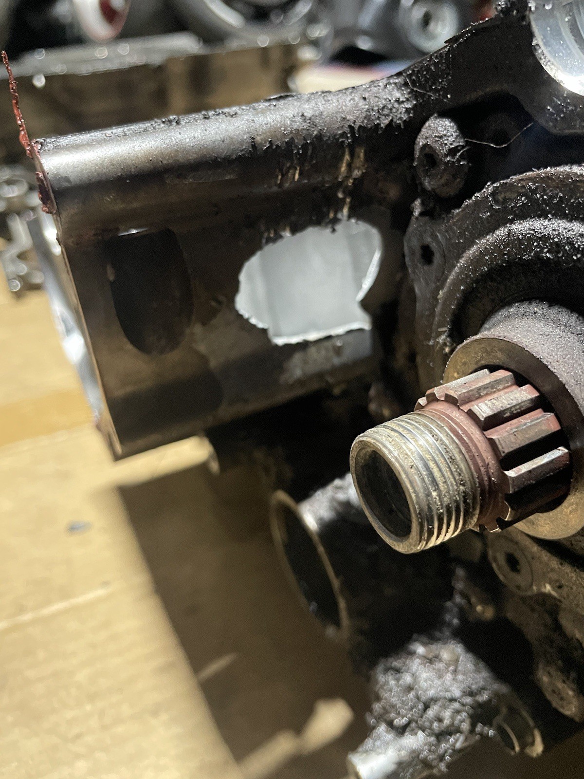 2009 08 09 Suzuki GSXR 600 GSXR600 Crankcase Case Engine Motor Block Piston Lot