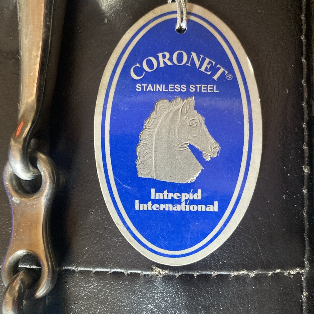 NEW Coronet French Link Flat Ring Eggbutt Horse Snaffle Bit 5.3/4”