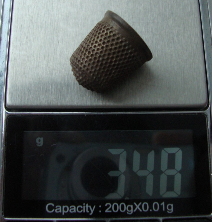 Old Brass Thimble Original