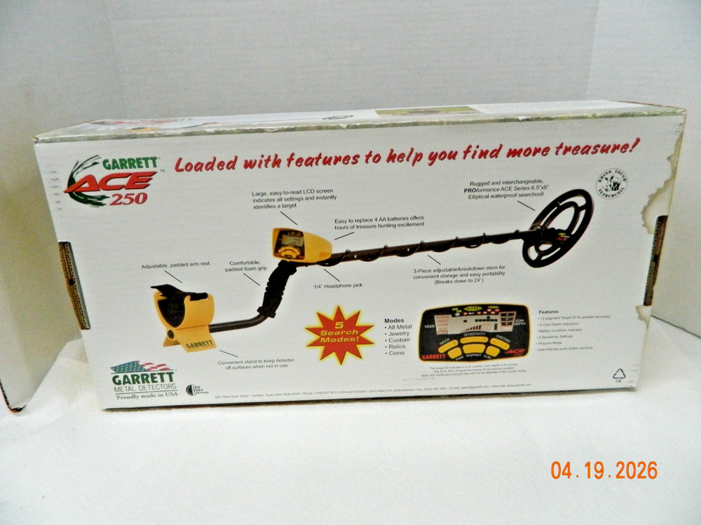 Garrett Ace 250 Metal Detector