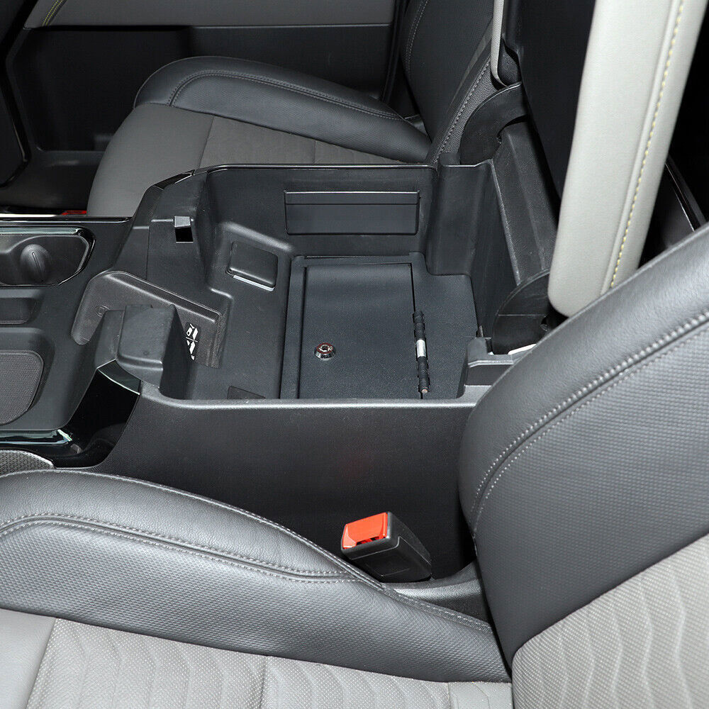 Center Console Vault Safe Box Key Lock Fit For Chevy Silverado GMC Sierra 2022+