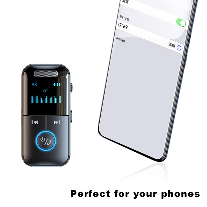 Bluetooth Transmitter Call Music Receiver AUX Adapter for Car Headphone iPod