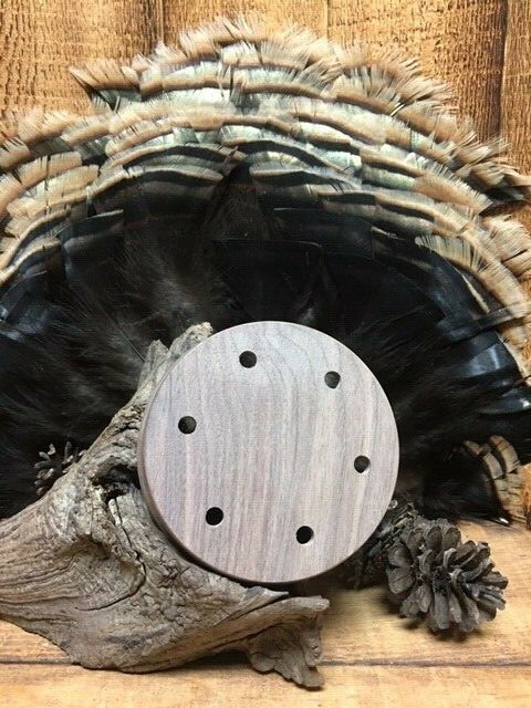1 - EASY GRIP Profiled Custom Walnut Turkey Friction Call Pot No Tools Needed