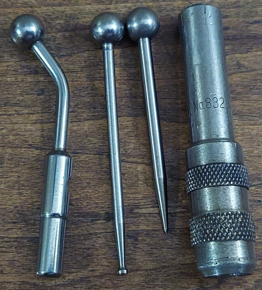 Starrett S-832 Center Finder INCOMPLETE Set