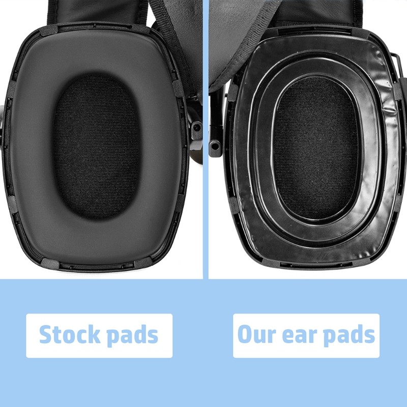 Replacement Leather Ear Pads for Leight By for Impact Headset C