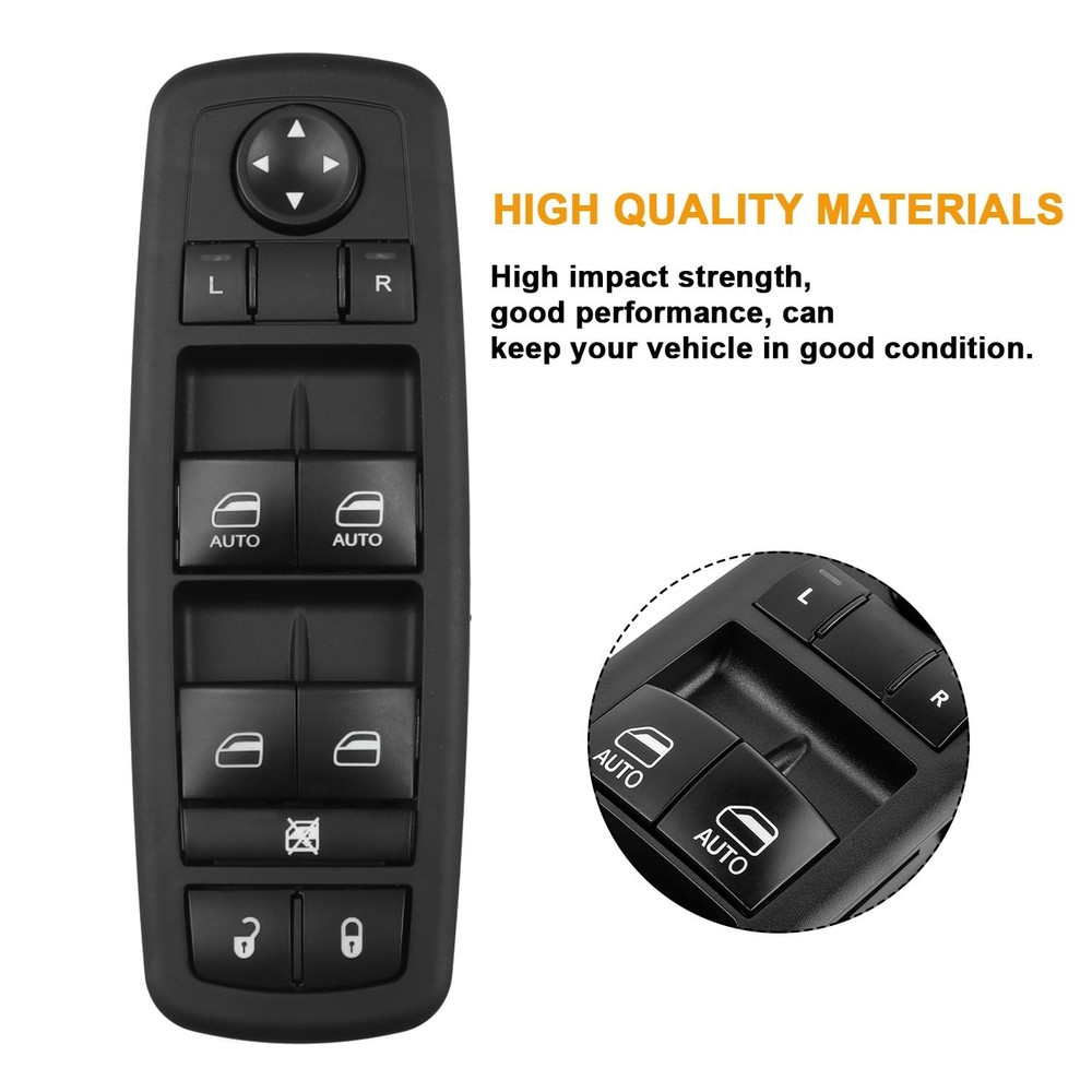 Front Driver Side Master Power Window Switch for 2009-2015 Dodge Ram 1500 2500 3