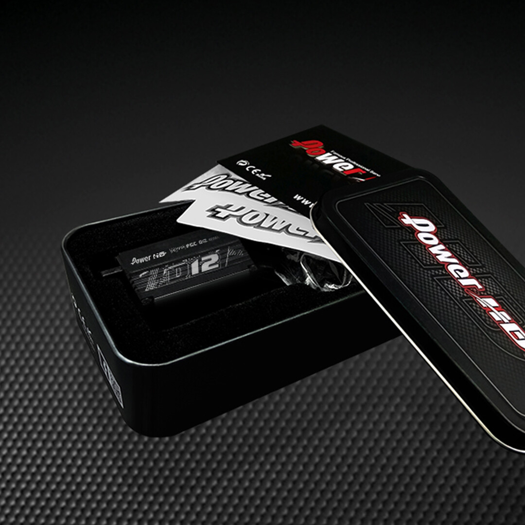 POWER HD D12 HV Brushless 131.9 oz / 0.059 Titanium / Digital Low Profile Servo