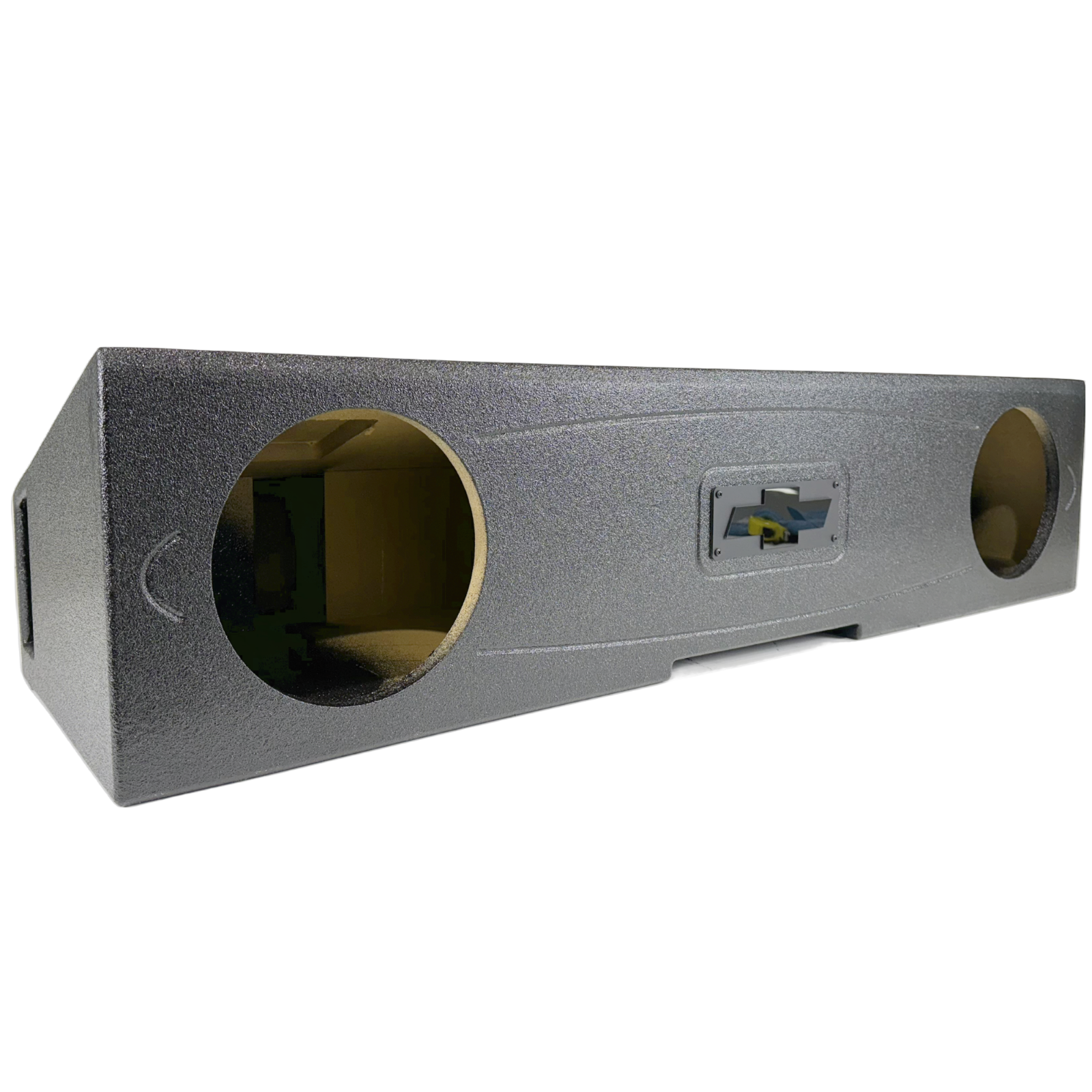 SubWoofer Box Chevy Silverado Gmc Sierra 19-24 Crew Cab 2X10 Woofers Ported