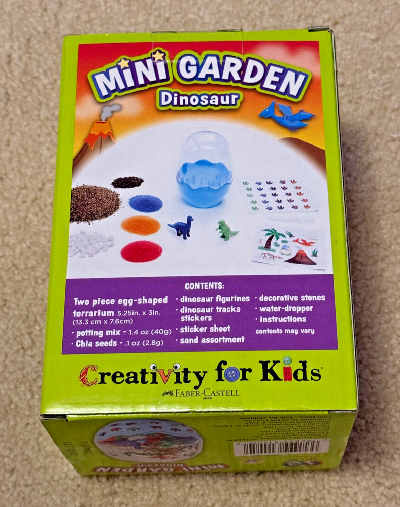 NWT - Creativity for Kids - Mini Garden Dinosaur