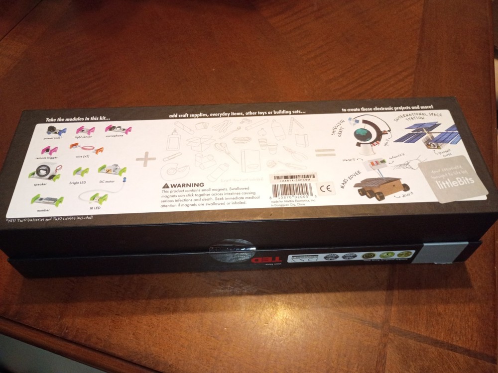 littleBits Space Kit Circuits in Seconds 12 Bits Modules STEM NEW!