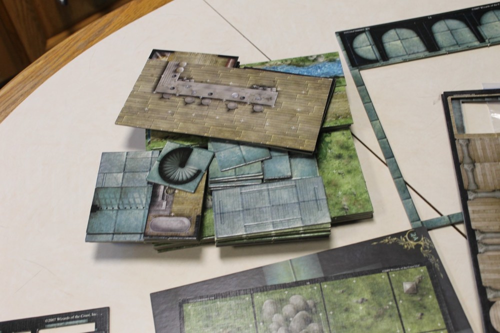 Dungeons & Dragons Dungeon Tiles from four sets