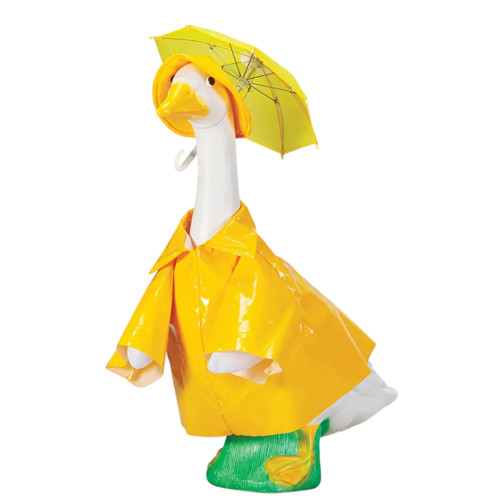 Raincoat Large 23" Porch Goose Statue Yellow Outfit to Fit New by Gaggleville