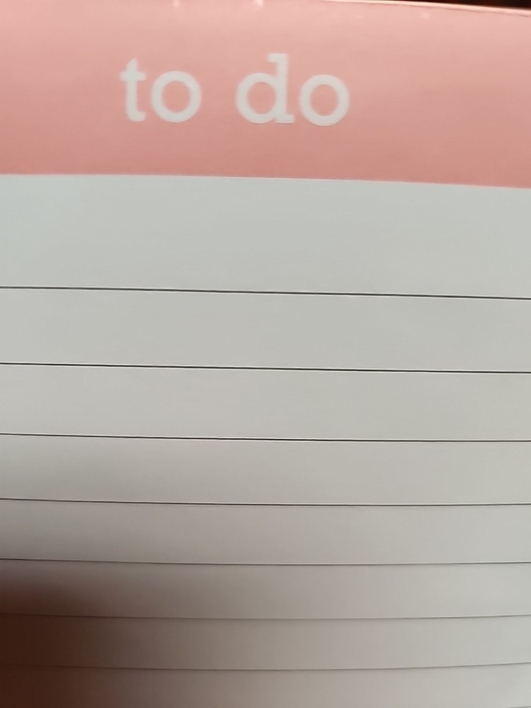 Snoopy Pink Bow 4 x 9 Lined To Do & Notepad 100 Sheets