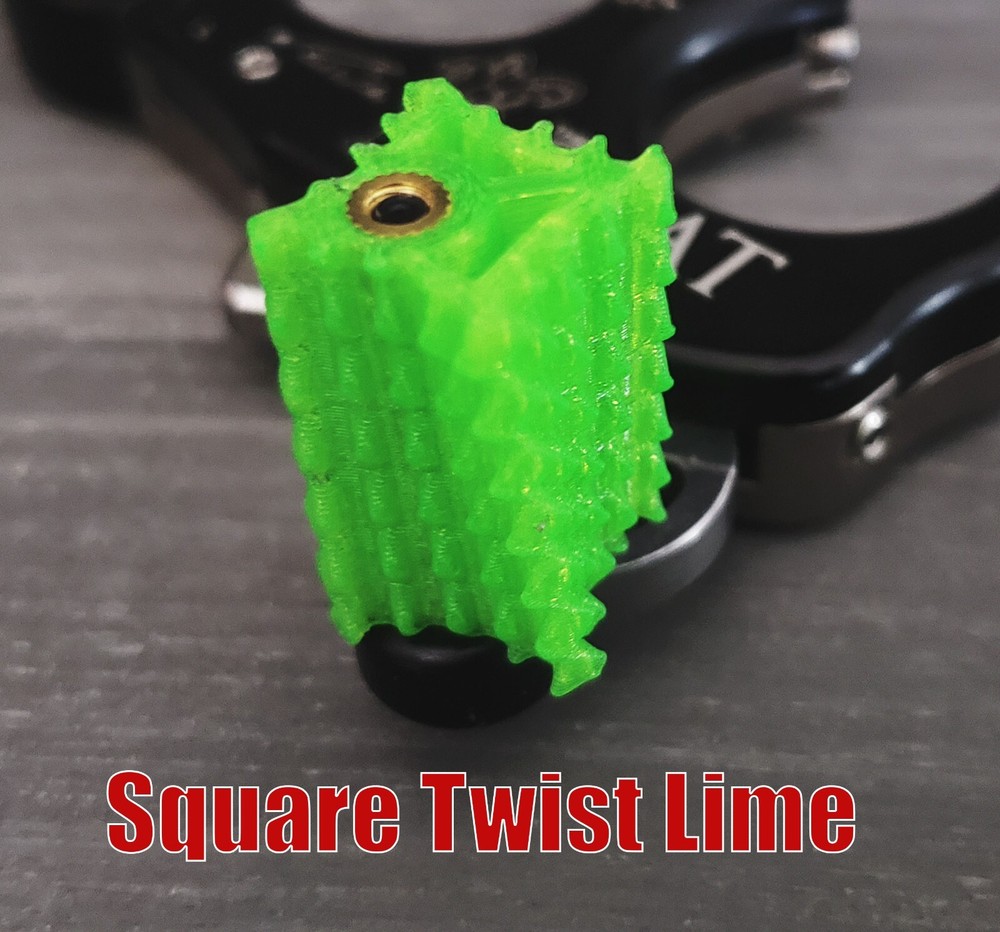 === Carter Ultraview TruBall Release SQUARE TWIST Thumb Button Peg Knobs