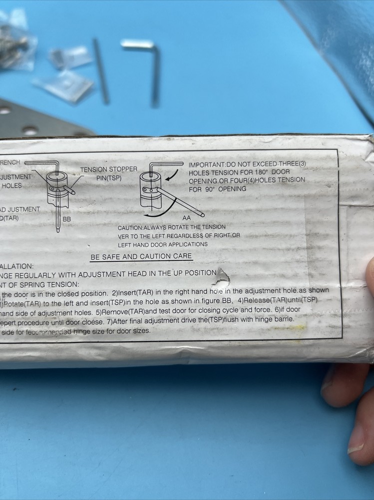 2 PCS Spring Hinge NPFA #80