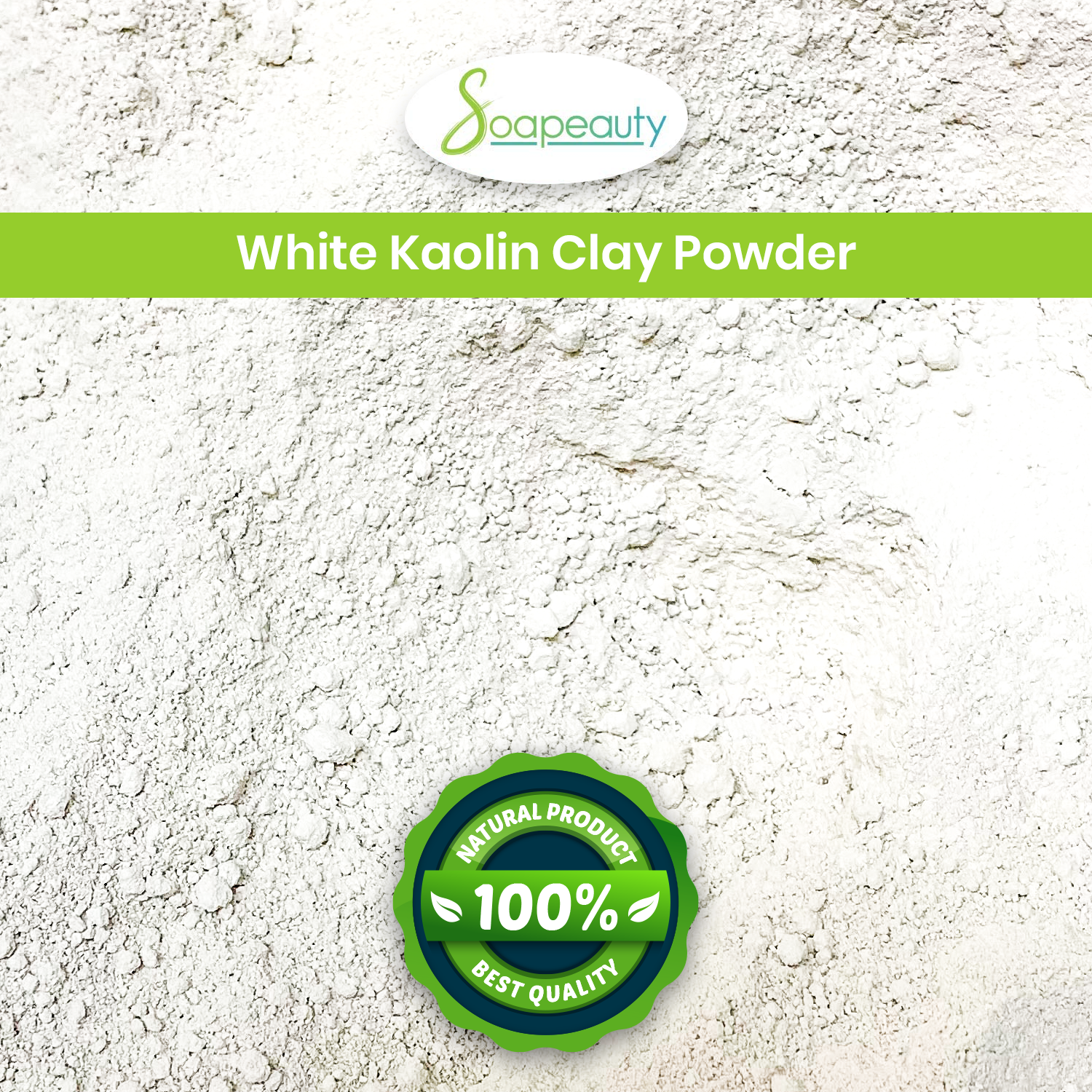 Saopeauty WHITE KAOLIN CLAY Powder Face Body Mask Cosmetic Grade 100% Natural