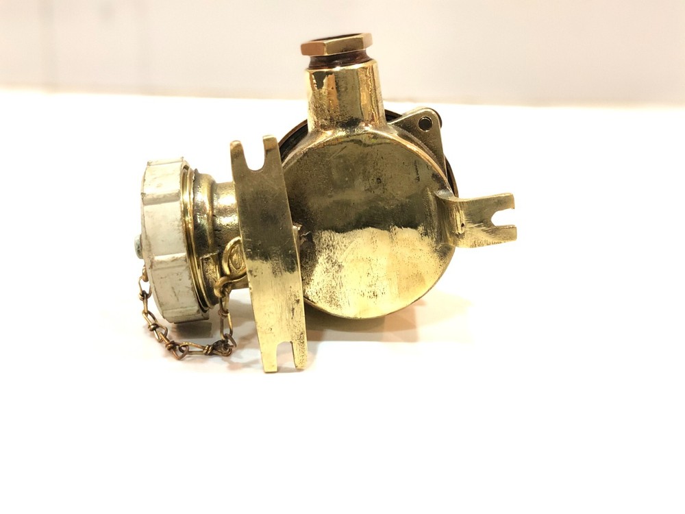 Brass Ship Switch & Socket – Original Industrial Nautical Electrical Fixture