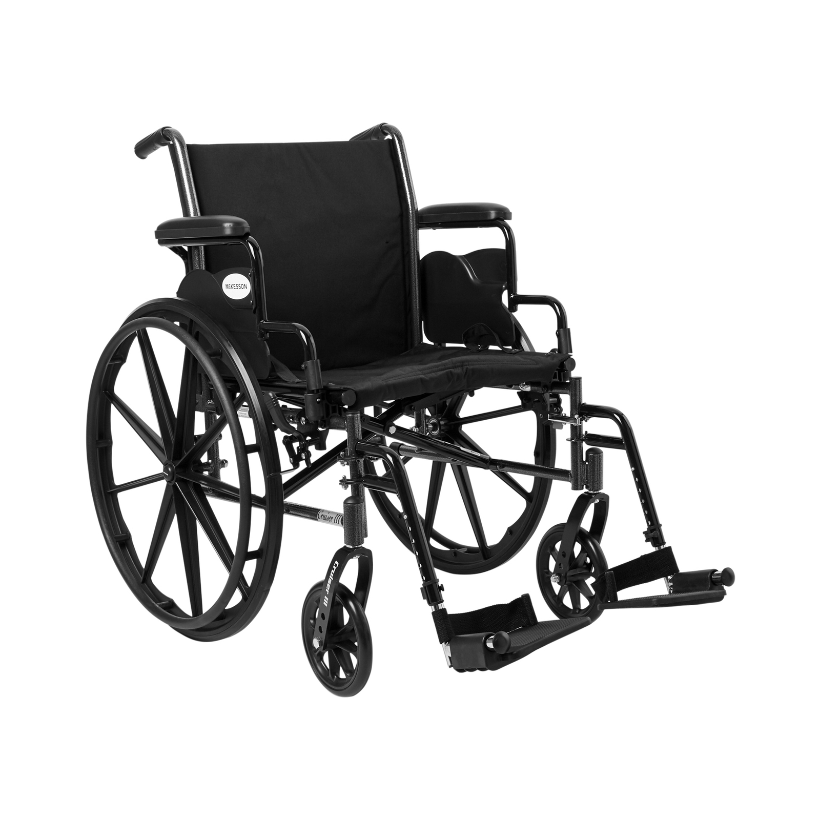 McKesson Lightweight Wheelchair Steel 20"W Swing-Away Footrest