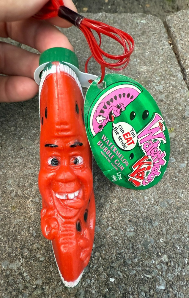 1994 Creative Confections WATERMELON KID Bubble Gum Container...Unopened