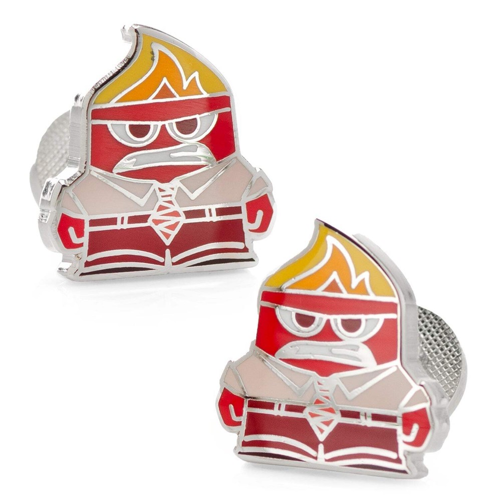 Disney Pixar Inside Out Anger Cufflinks