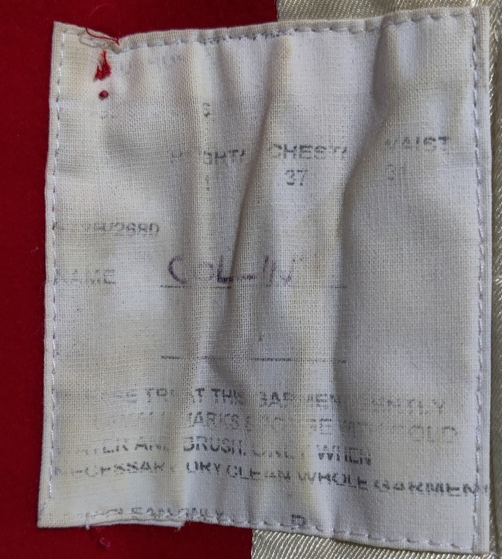 Genuine Royal Irish Guards Full Dress Uniform Red Tunic Jacket & Pants