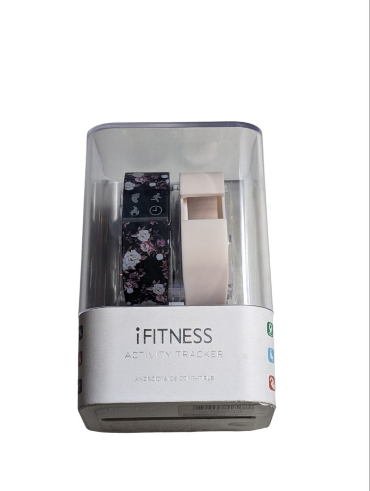 New/Sealed ifitness Activity Tracker Android & Ios Compatible With 2 Bands